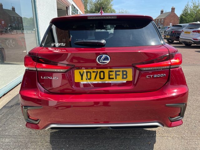 Lexus CT 1.8 200H Hatchback Hybrid E-cvt Euro 6 Red #4
