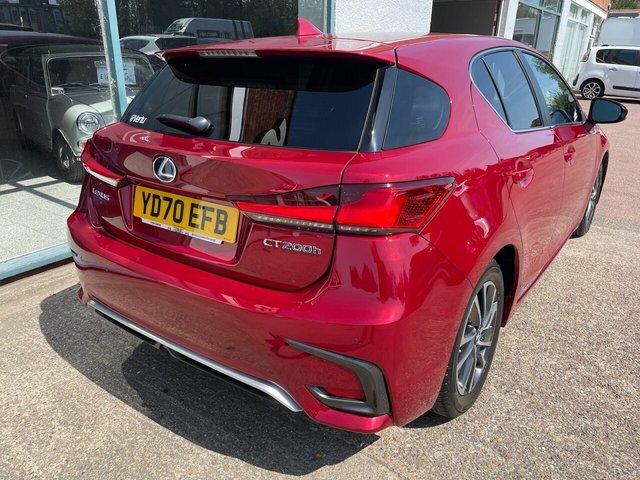 Lexus CT 1.8 200H Hatchback Hybrid E-cvt Euro 6 Red #3