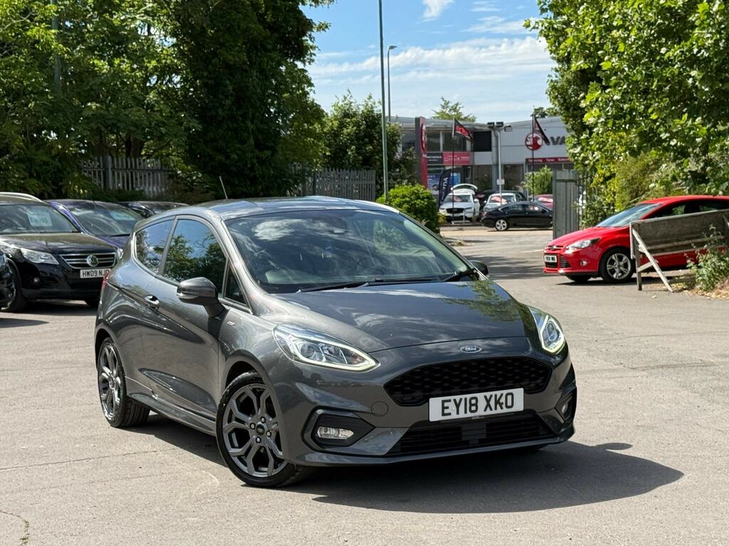 Ford Fiesta 1.0T Ecoboost St-line Euro 6 Ss EY18XKO Grey