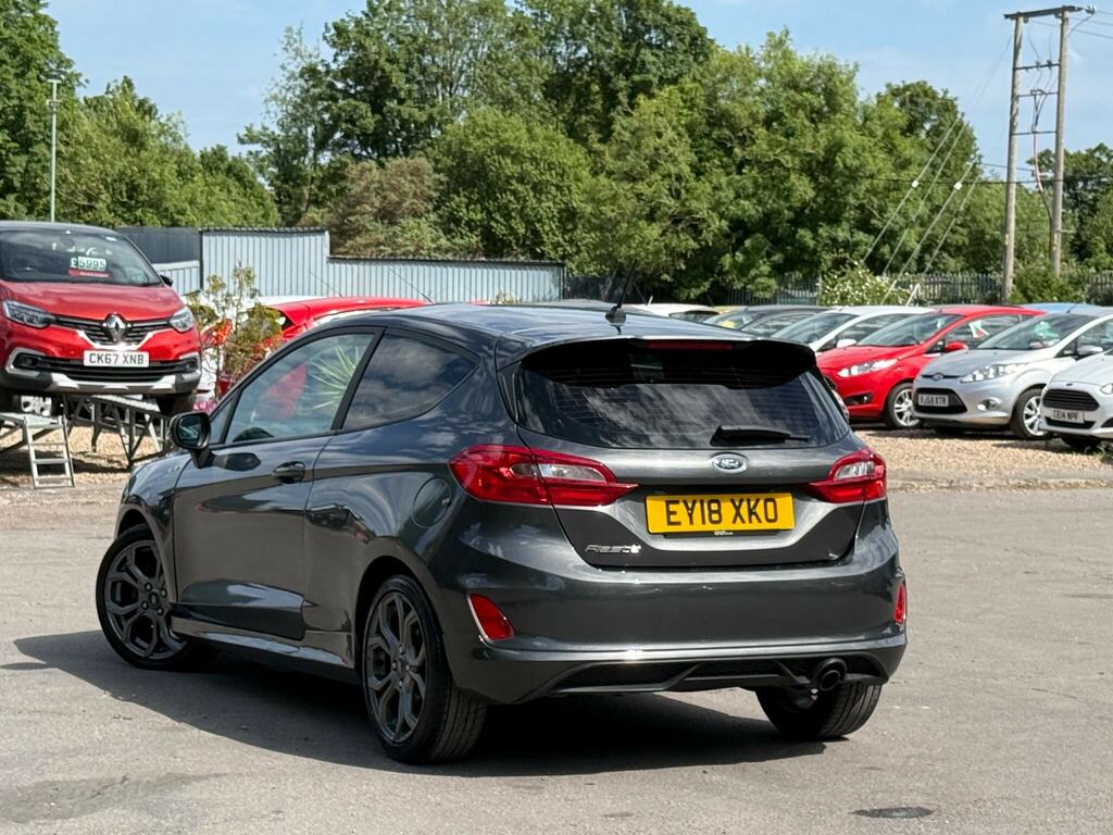 Ford Fiesta 1.0T Ecoboost St-line Euro 6 Ss EY18XKO Grey #5