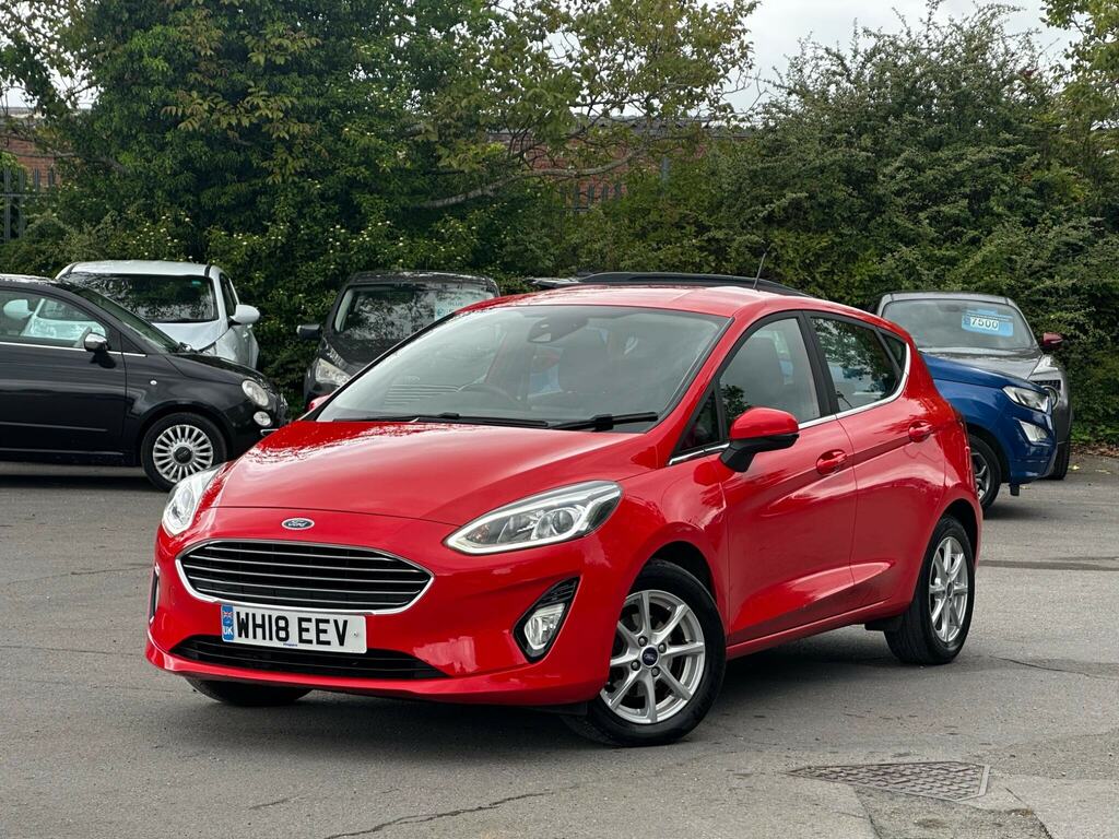 Ford Fiesta 1.0T Ecoboost Zetec Euro 6 Ss WH18EEV Red #3