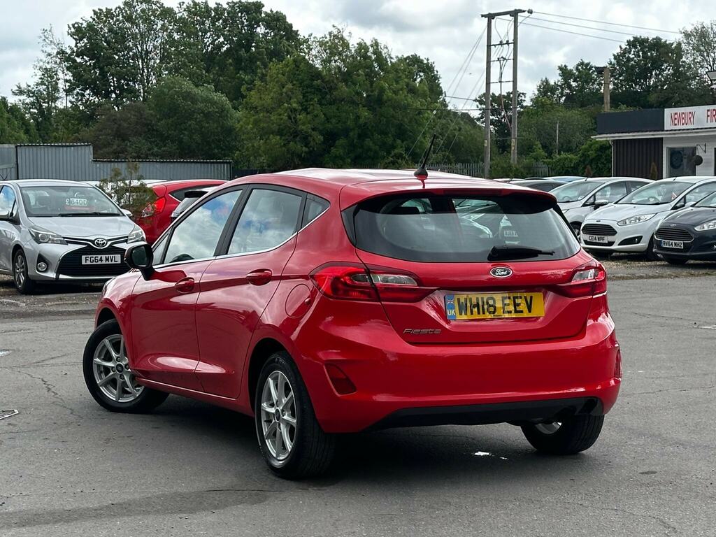 Ford Fiesta 1.0T Ecoboost Zetec Euro 6 Ss WH18EEV Red #4