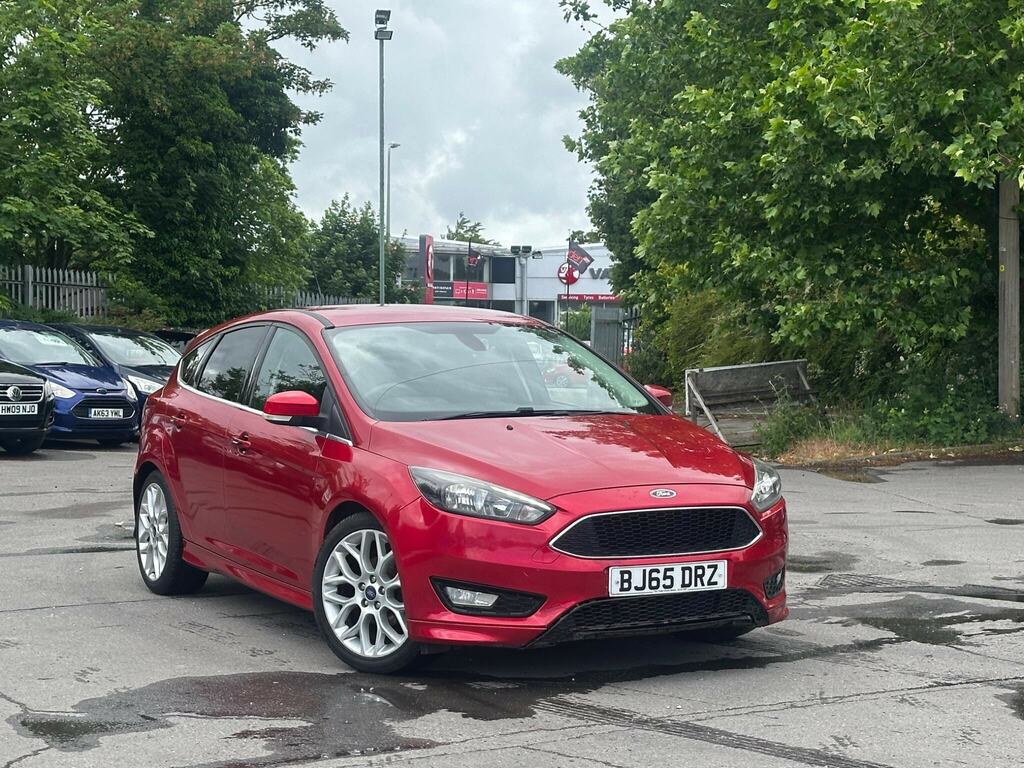 Ford Focus 1.0T Ecoboost Zetec S Euro 6 Ss BJ65DRZ Red