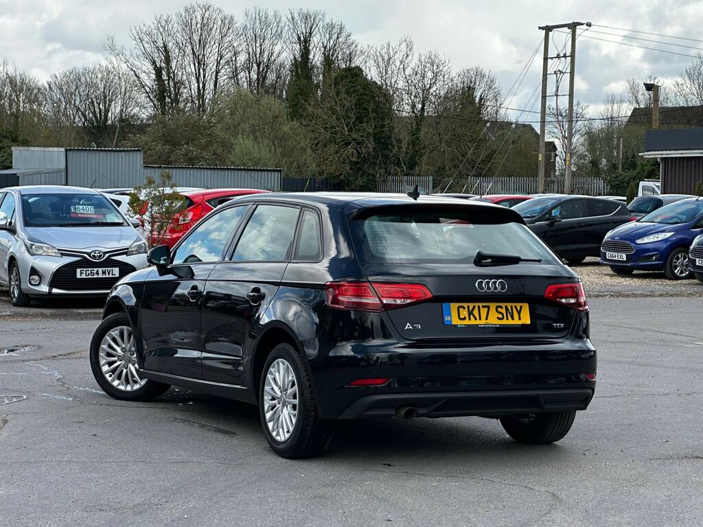 Audi A3 1.6 Tdi Se Technik Sportback Euro 6 Ss CK17SNY Black #4