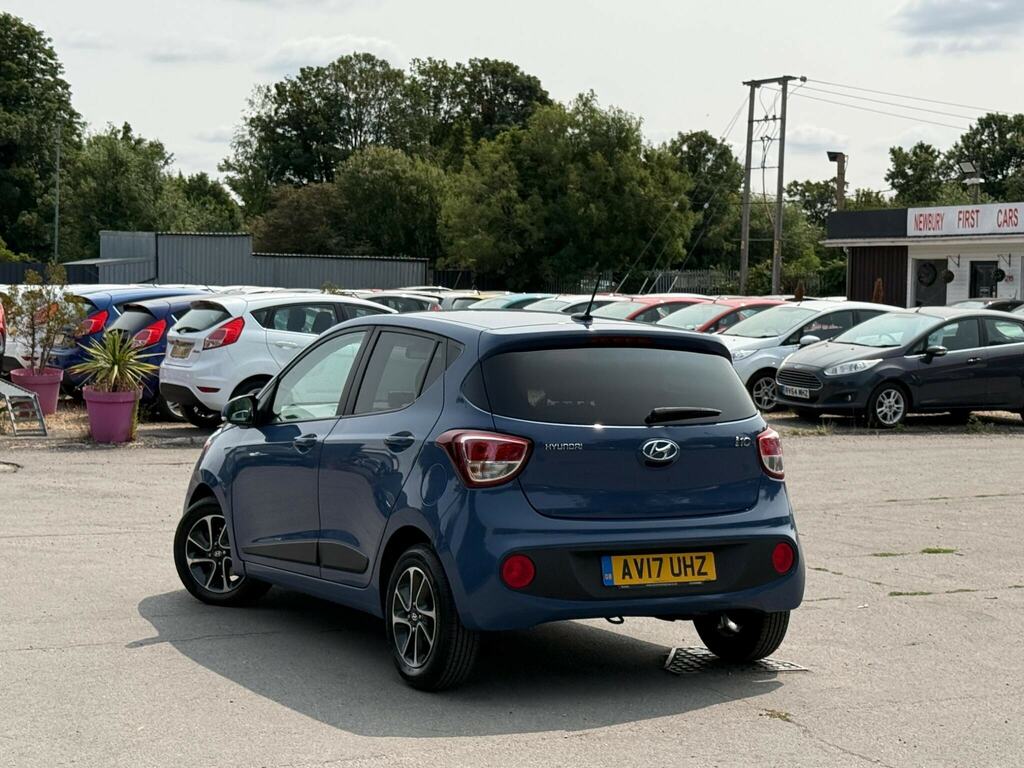 Hyundai I10 1.0 Premium Euro 6 AV17UHZ Blue #5