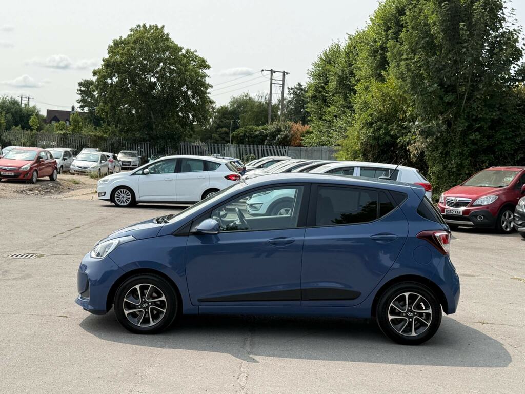 Hyundai I10 1.0 Premium Euro 6 AV17UHZ Blue #4