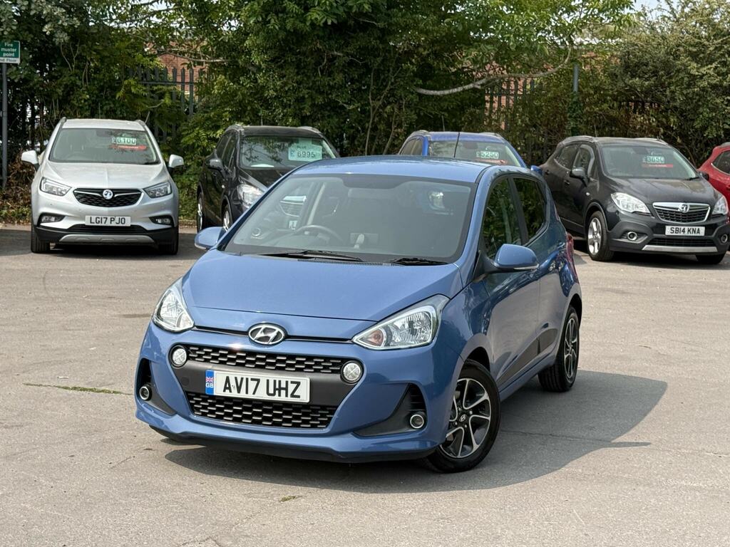 Hyundai I10 1.0 Premium Euro 6 AV17UHZ Blue #3