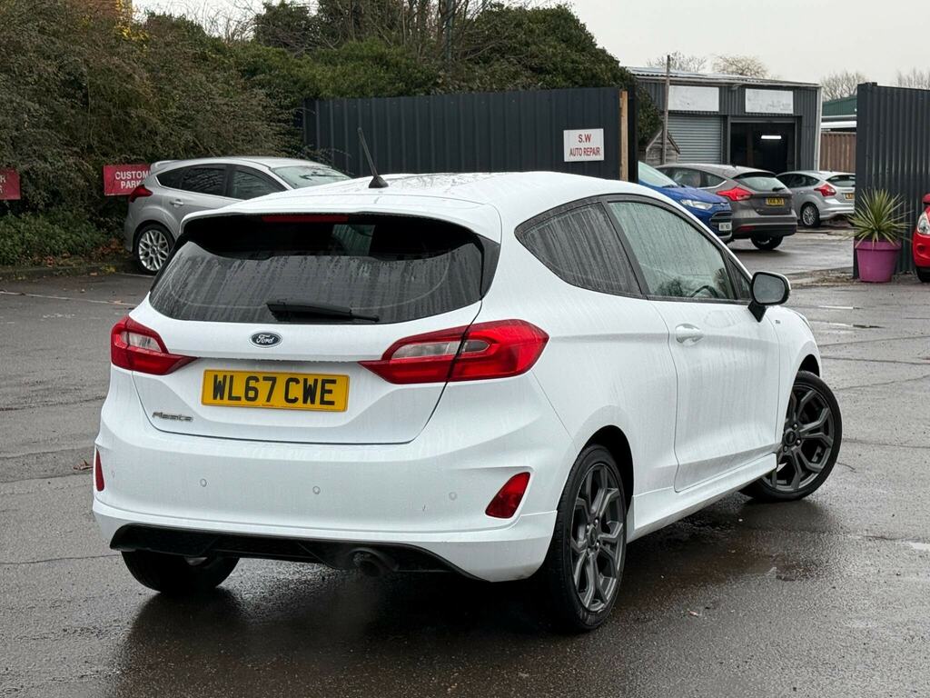 Ford Fiesta 1.0T Ecoboost St-line Euro 6 Ss WL67CWE White #6