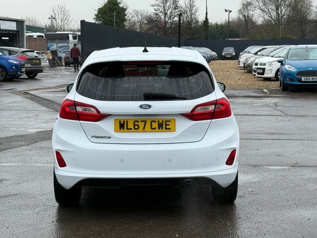 Ford Fiesta 1.0T Ecoboost St-line Euro 6 Ss WL67CWE White #5