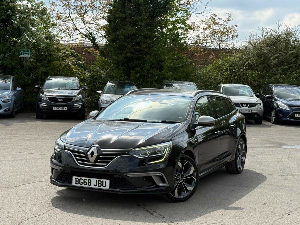 Renault Megane 1.3 Tce Gt Line Sport Tourer Euro 6 Ss Black #3
