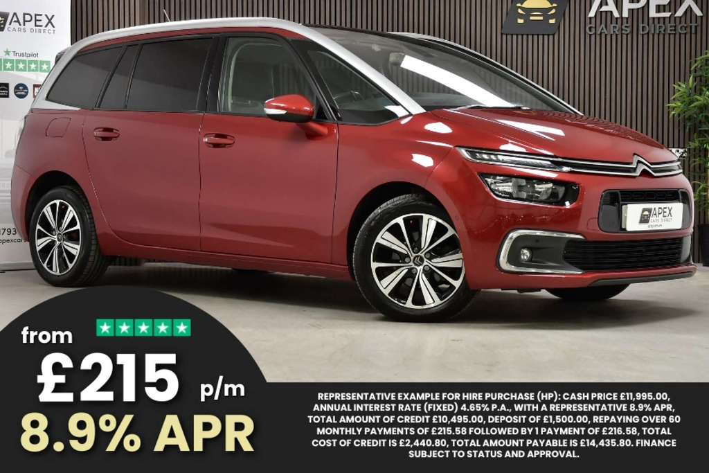 Citroen Grand C4 Picasso Bluehdi Flair Mpv Eat6 Euro 6 Ss
