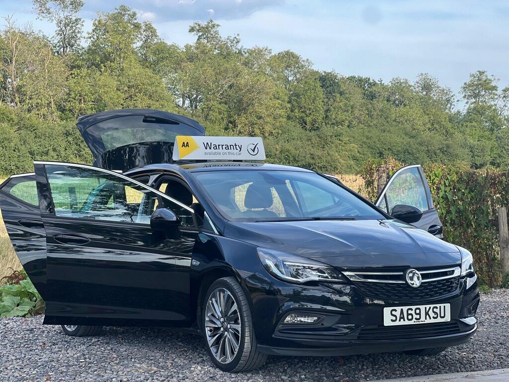 Vauxhall Astra Hatchback 1.4I Turbo Griffin Euro 6 Ss 201 SA69KSU Black #3