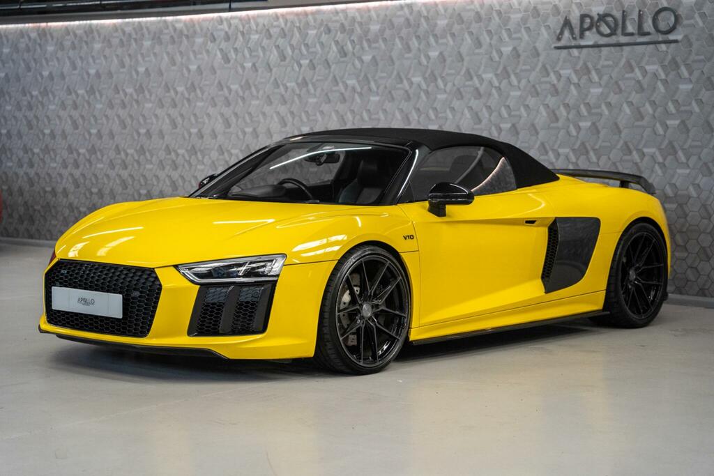 Audi R8 5.2 Fsi V10 Spyder S Tronic Quattro Euro 6 Ss 2 Yellow #4