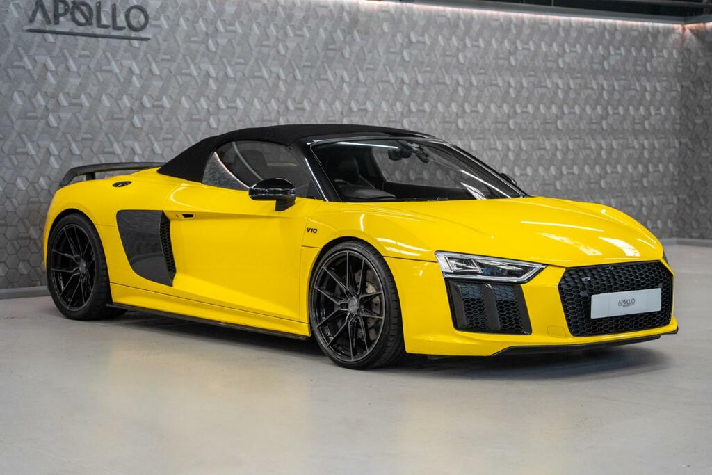 Audi R8 5.2 Fsi V10 Spyder S Tronic Quattro Euro 6 Ss 2 Yellow #5