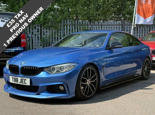 BMW 4 Series Gran Coupe 2.0 420D M Sport Coupe Euro 6 Blue