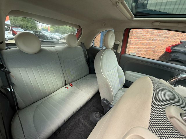 Fiat 500 1.2 Lounge Panoramic Hatchback Manua Red #5