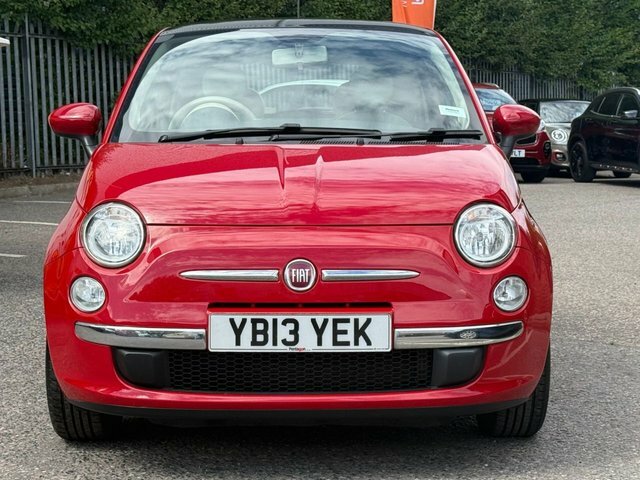 Fiat 500 1.2 Lounge Panoramic Hatchback Manua Red #2