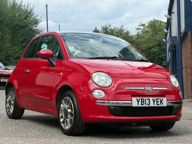 Fiat 500 1.2 Lounge Panoramic Hatchback Manua Red #4