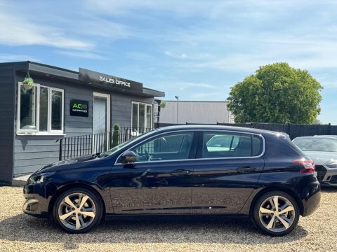 Peugeot 308 1.6 Bluehdi Gt Line Hatchback S White #8