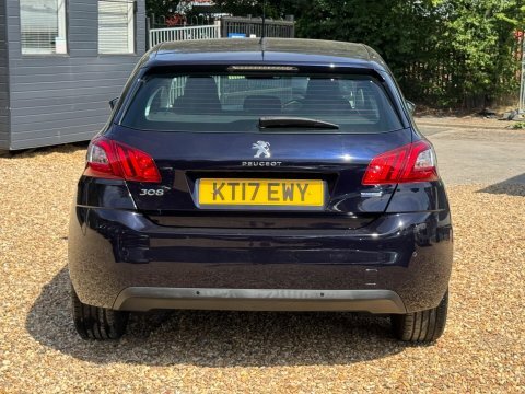 Peugeot 308 1.6 Bluehdi Gt Line Hatchback S White #7
