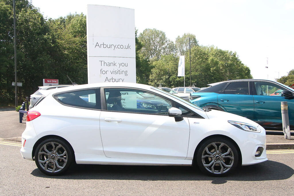 Ford Fiesta 1.0 Ecoboost St-line White #4