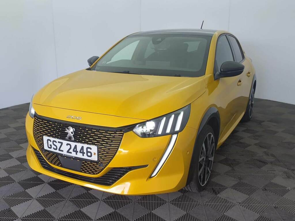 Peugeot e-208 100Kw Gt 50Kwh White #9