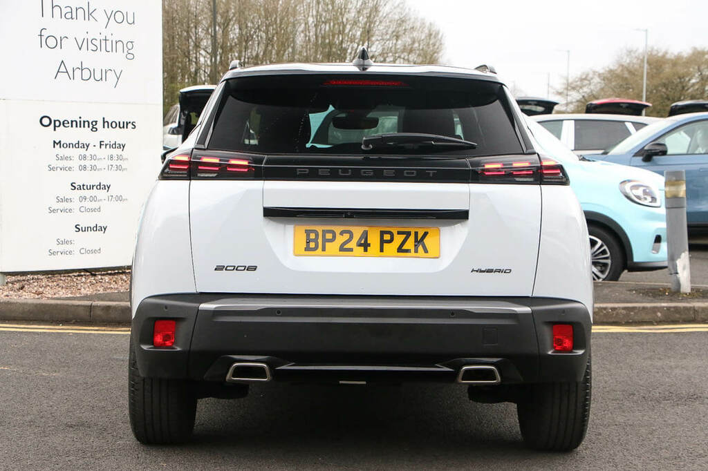 Peugeot 2008 1.2 Hybrid 136 Gt E-dsc6 White #3