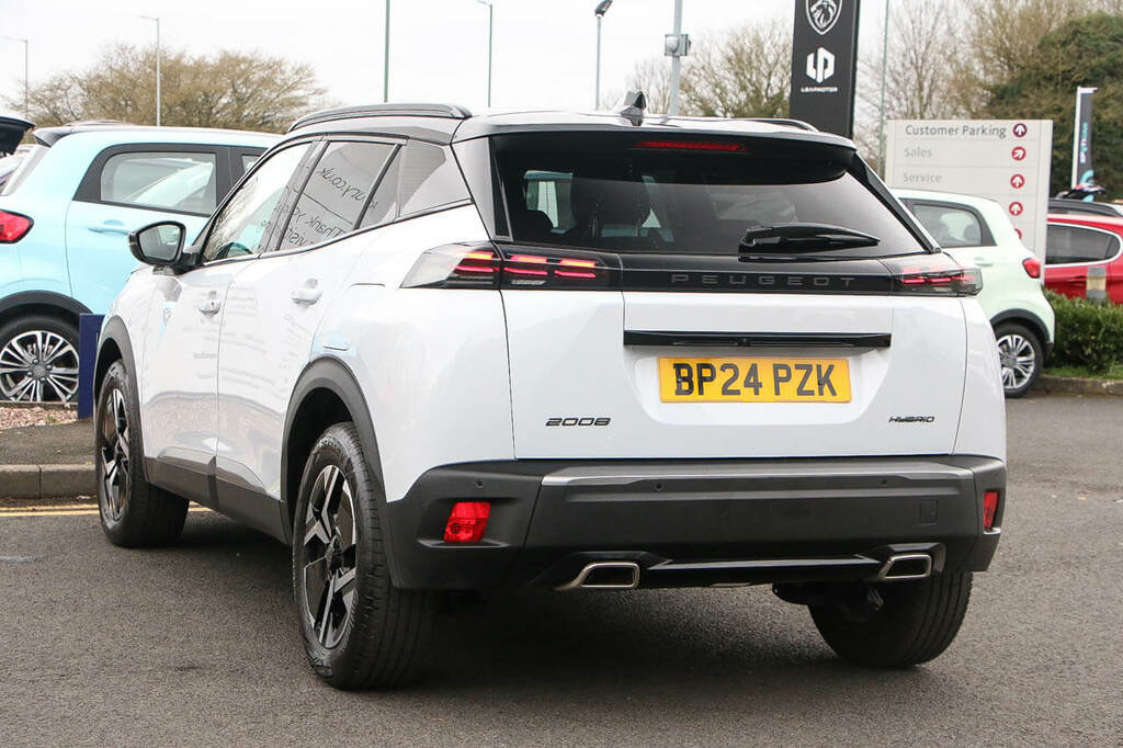Peugeot 2008 1.2 Hybrid 136 Gt E-dsc6 White #4
