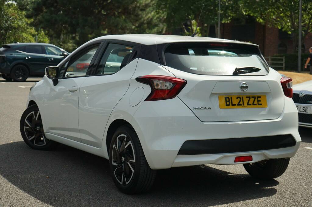 Nissan Micra 1.0 Ig-t 92 Acenta Cvt White #3