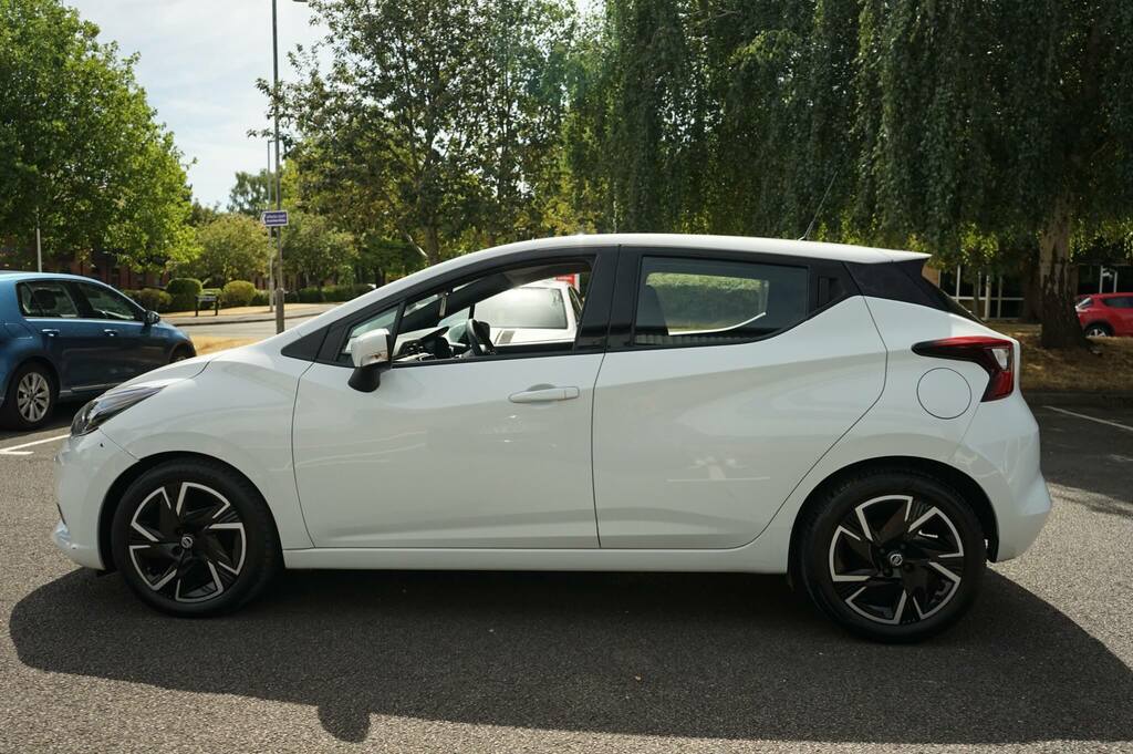 Nissan Micra 1.0 Ig-t 92 Acenta Cvt White #4