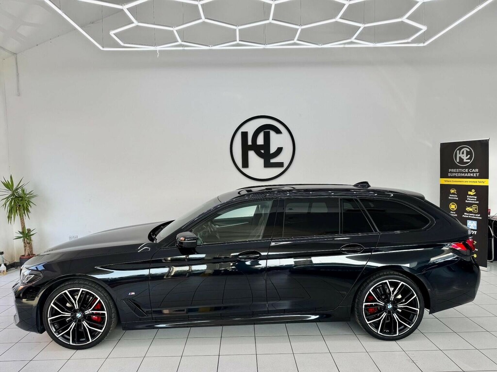 BMW 5 Series Estate 2.0 520I Mht M Sport Touring Steptronic Eur PL72XCE Black #6
