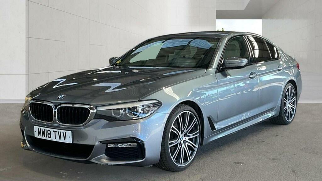 BMW 5 Series 2.0 520D M Sport Euro 6 Ss Blue #2