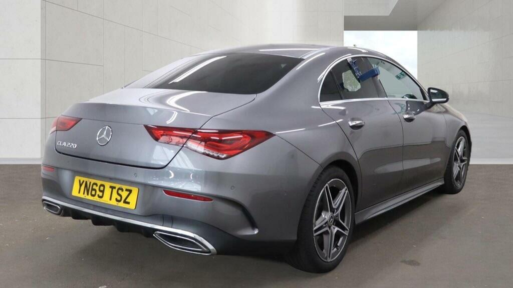 Mercedes-Benz CLA Class Saloon 2.0 Cla220 Amg Line Premium Plus Coupe 7G Grey #4