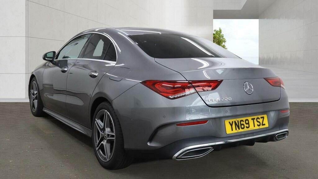 Mercedes-Benz CLA Class Saloon 2.0 Cla220 Amg Line Premium Plus Coupe 7G Grey #3