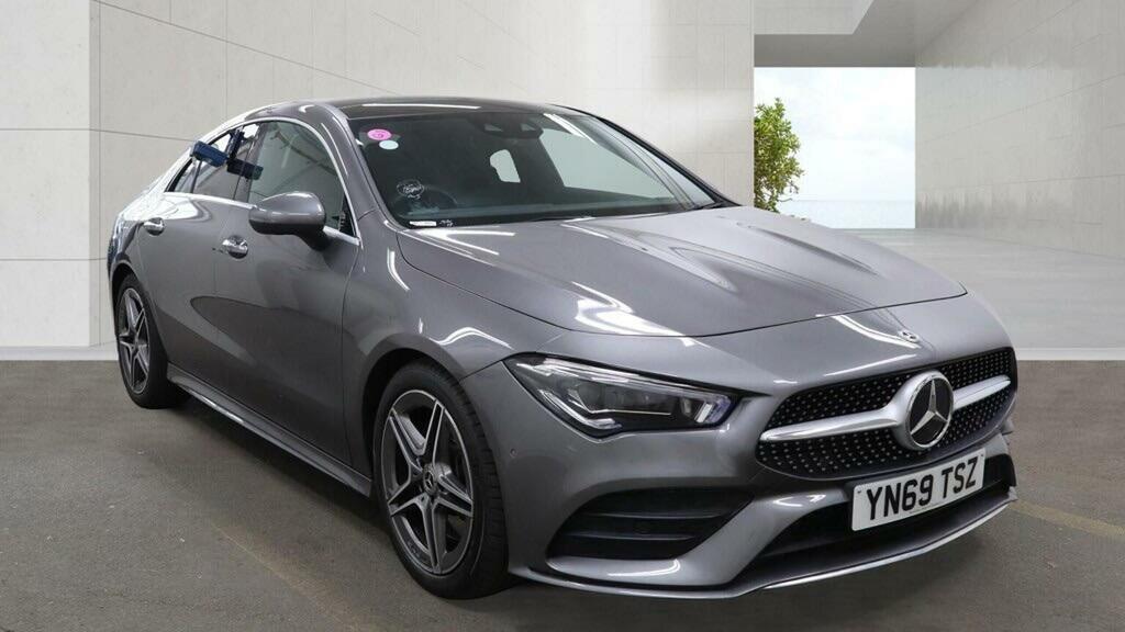 Mercedes-Benz CLA Class Saloon 2.0 Cla220 Amg Line Premium Plus Coupe 7G Grey
