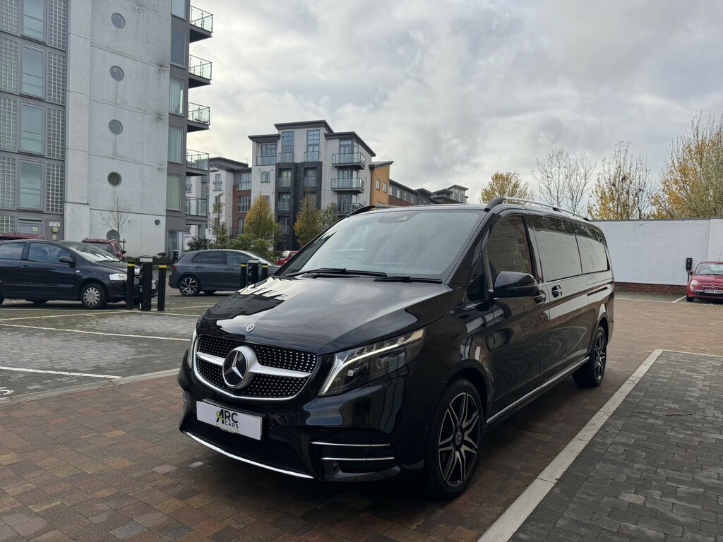 Mercedes-Benz V Class V220 D Amg Line 9G-tronic Long Black #13