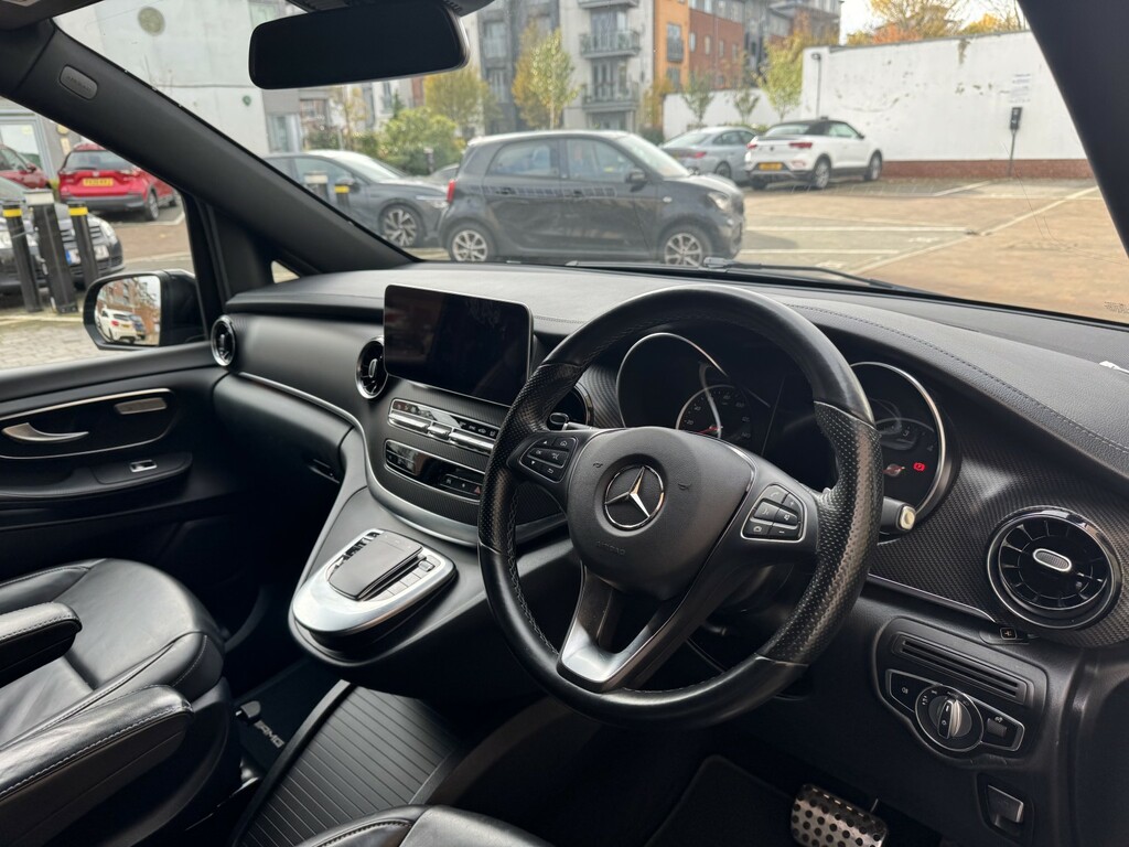 Mercedes-Benz V Class V220 D Amg Line 9G-tronic Long Black #8