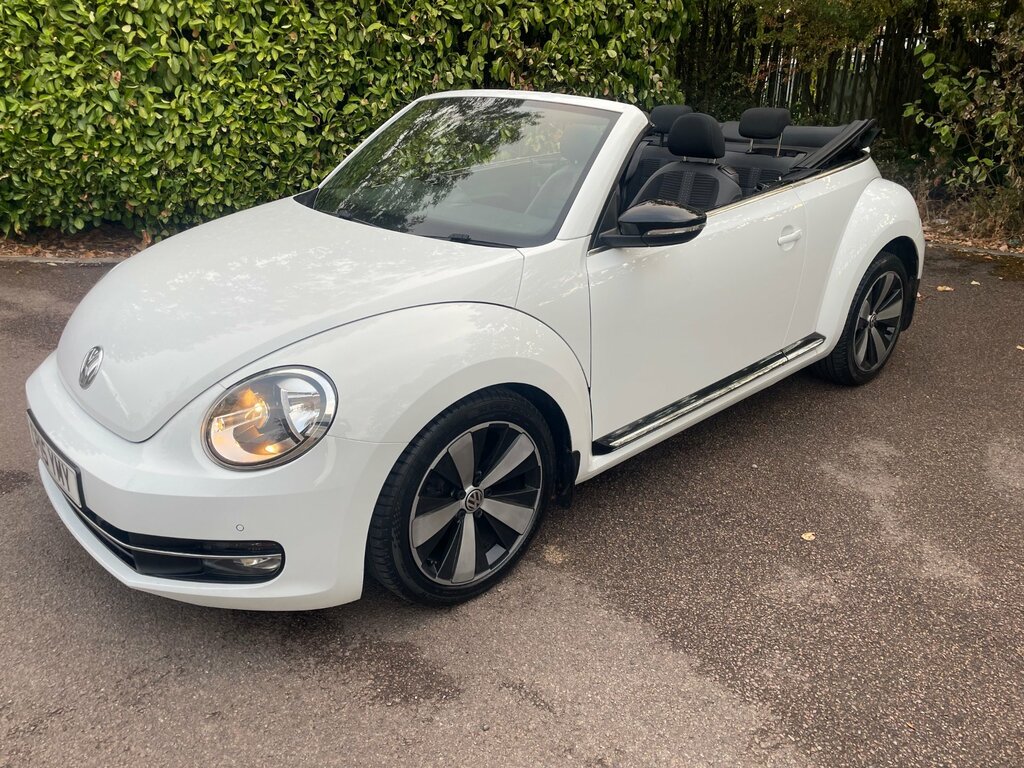 Volkswagen Beetle 2.0 Tdi Bluemotion Tech Sport Cabriolet White #6