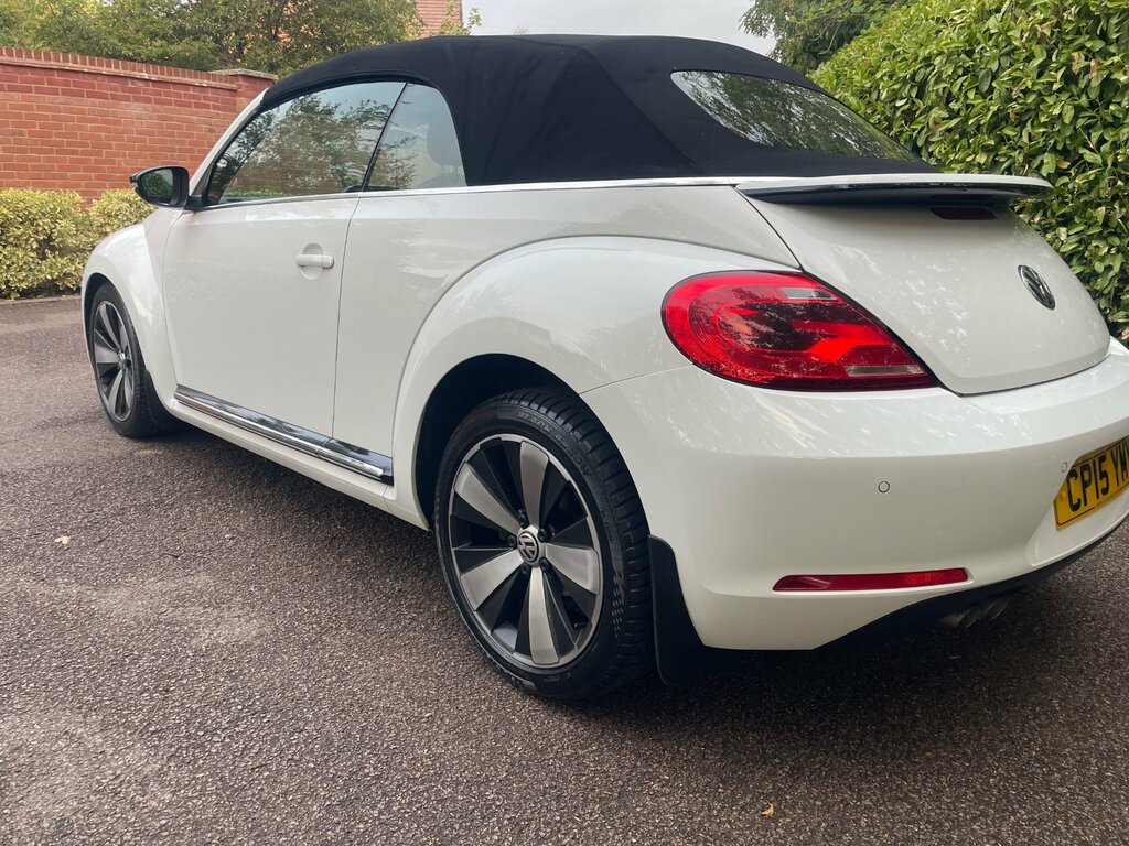 Volkswagen Beetle 2.0 Tdi Bluemotion Tech Sport Cabriolet White #4