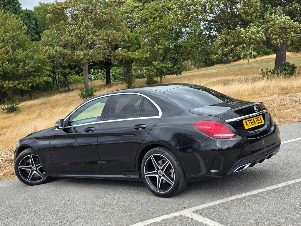 Mercedes-Benz C Class 2.1 C220 Bluetec Amg Line Saloon G-tron Black #5