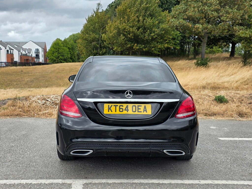 Mercedes-Benz C Class 2.1 C220 Bluetec Amg Line Saloon G-tron Black #6