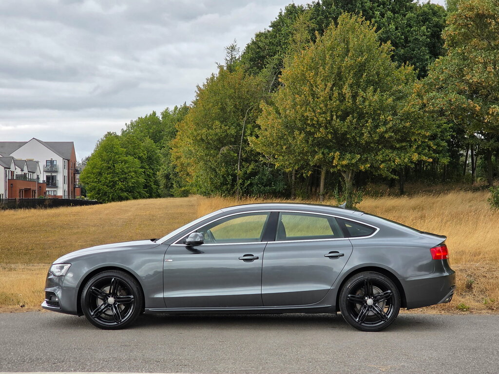 Audi A5 2.0 Tdi S Line Sportback Quattro Grey #4
