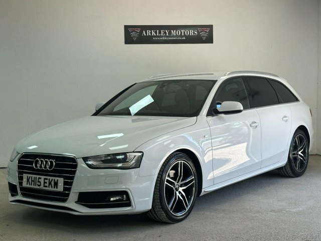 Audi A4 Avant Tfsi S Line Estate White #2