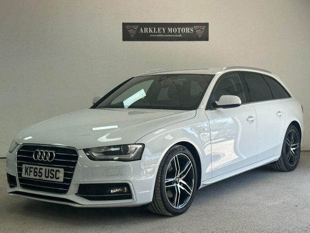 Audi A4 Avant Tfsi S Line Estate White #2