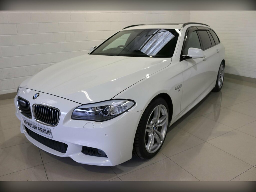 BMW 5 Series 3.0 535I M Sport Touring Euro 6 Ss White #5