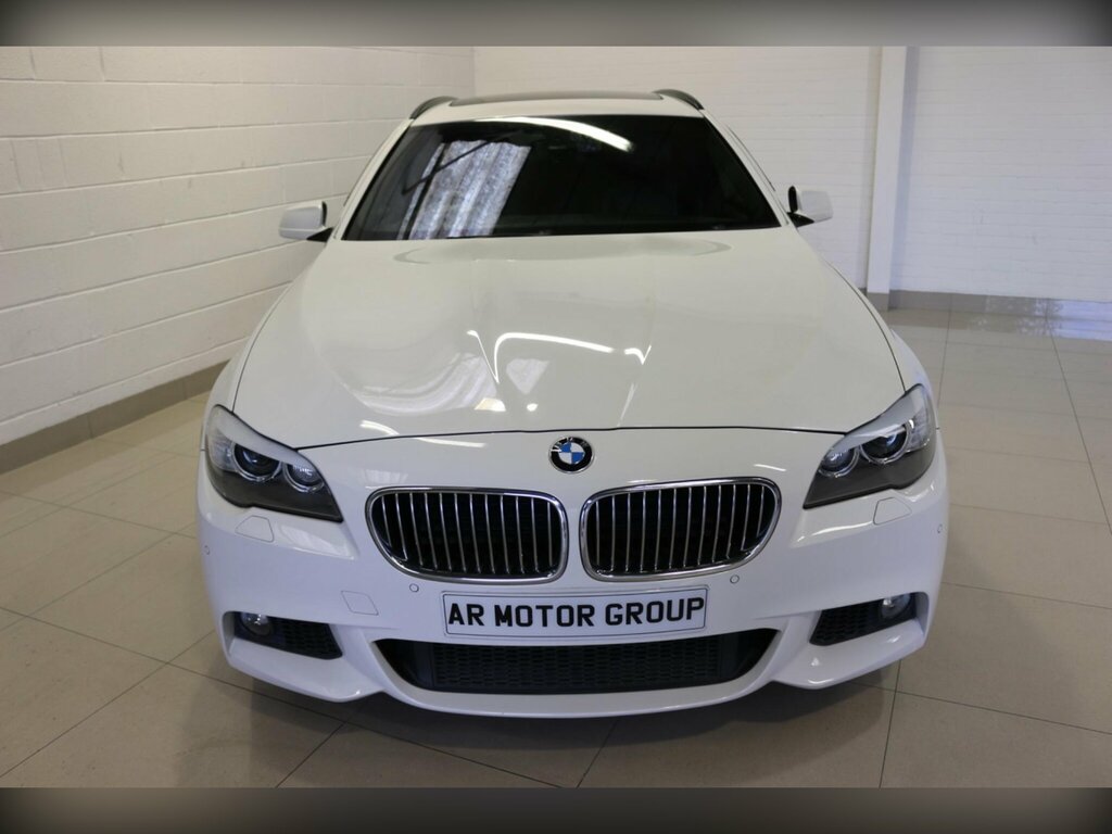 BMW 5 Series 3.0 535I M Sport Touring Euro 6 Ss White #3