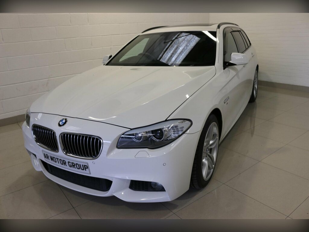 BMW 5 Series 3.0 535I M Sport Touring Euro 6 Ss White #4