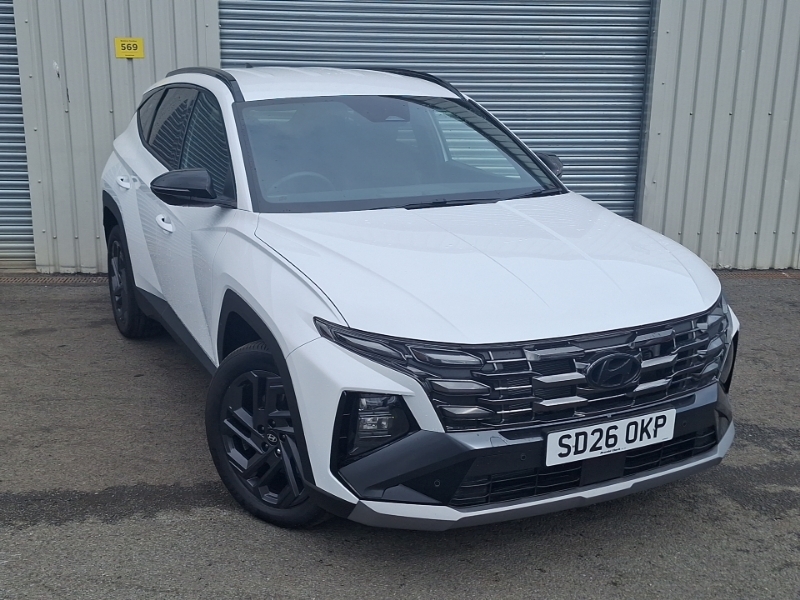 Hyundai Tucson 1.6T 239 Hybrid Black Line White
