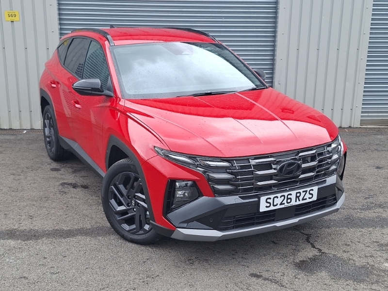 Hyundai Tucson 1.6T 239 Hybrid Black Line Red