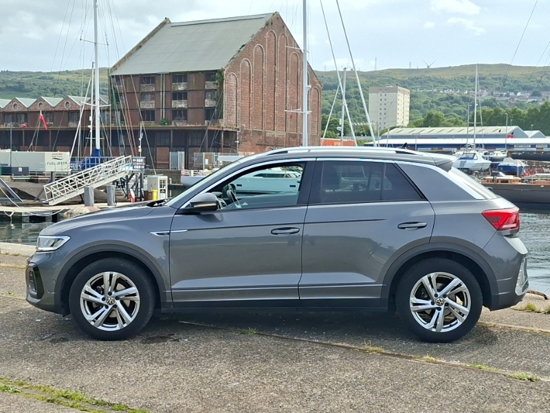 Volkswagen T-Roc 1.5 Tsi R-line Dsg EX72ORH Grey #4